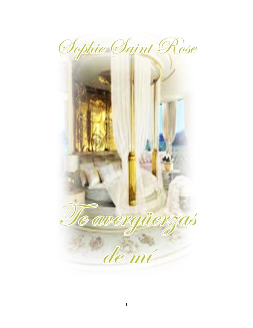 Sophie Saint Rose - Te averguenzas de mi - pdf Docer.ar