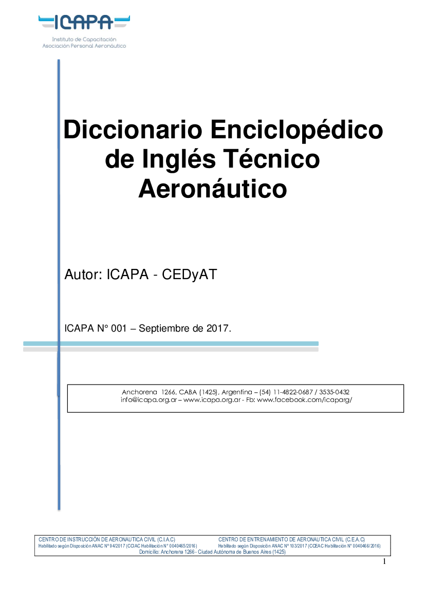 ICAPA 001 Diccionario enciclop dico de ingl s t cnico aeron utico