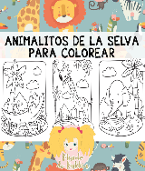 Dibujos Animales de la Selva para Colorear por Mundo de Rukkia